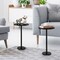 Small Spaces Pedestal Side Table for Sofa Couch Chair Patio